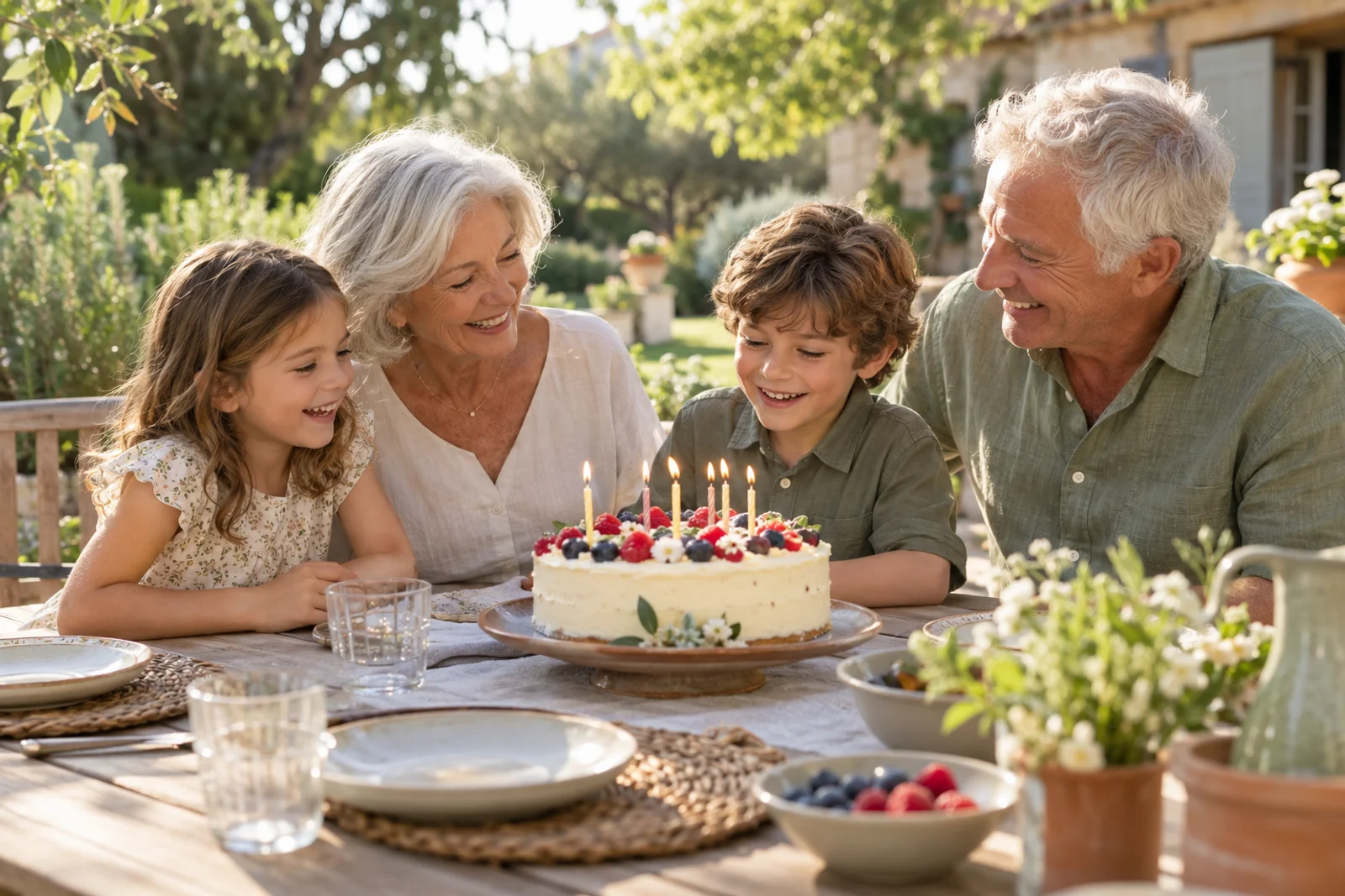 Un anniversaire en famille