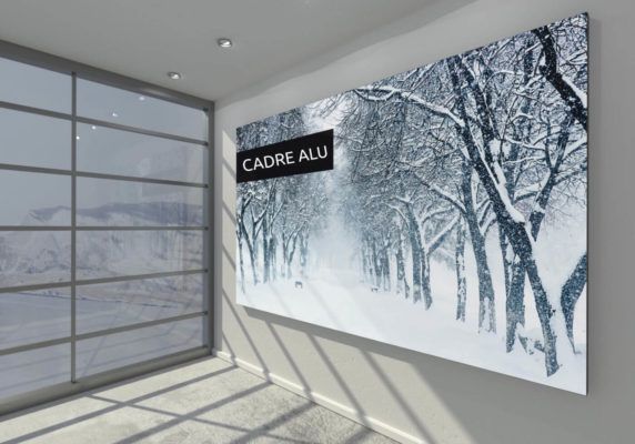 Photo sur toile tendue sur châssis en Aluminium