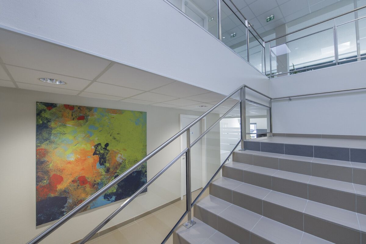 Réalisation dans un hall d’entreprise