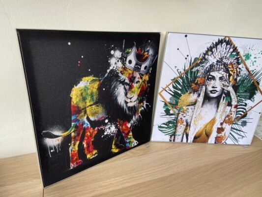 Photo sur toile tendue sur châssis en Aluminium