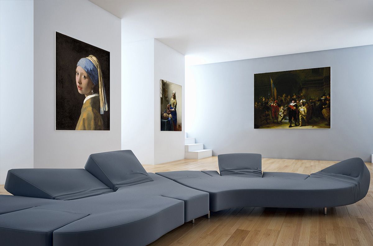 Photo sur toile tendue sur châssis en Aluminium