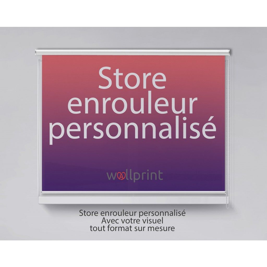 Store enrouleur photo personnalisé