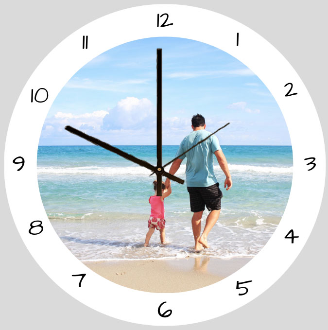 Tableau Horloge ROND