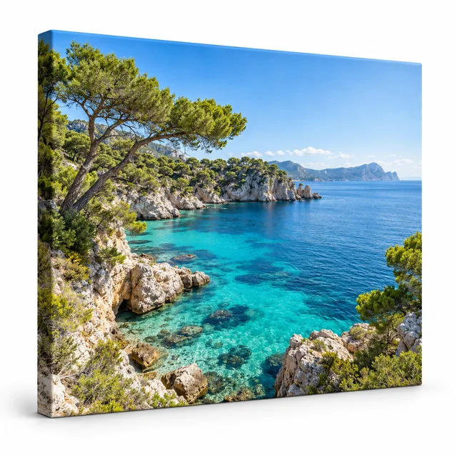 Photo sur toile — mockup sur fond blanc