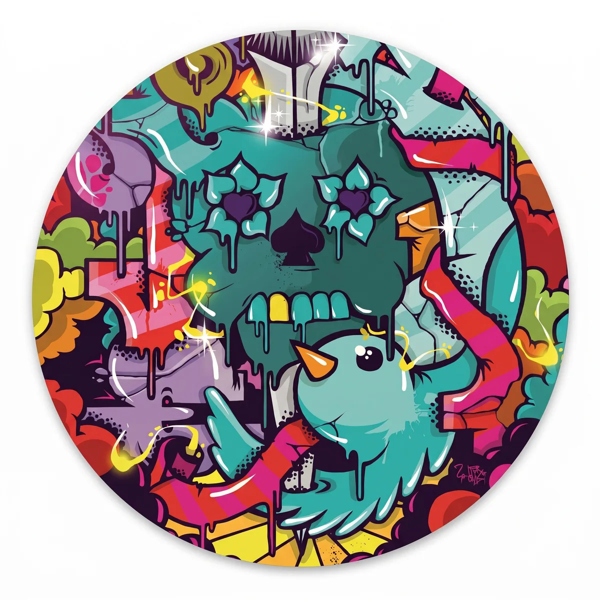 Impression sur disque aluminium