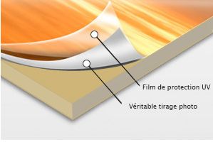 Alternative view of Lamination sur plaque bois avec chamfrein