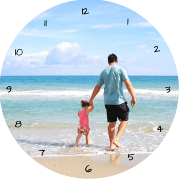 Horloge avec 1 photo