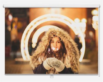 Store enrouleur photo personnalisé