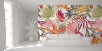 Toile murale tendue avec profilé - pour niche / plafond tendu / mur d'image