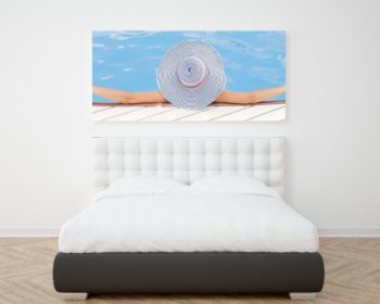 Alternative view of Mockup tableau tête de lit