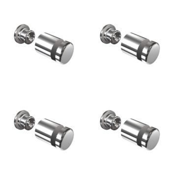 fixation murale fendue - 4 mm