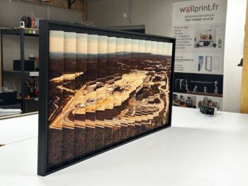 Agamographe en Alu Dibond Plié